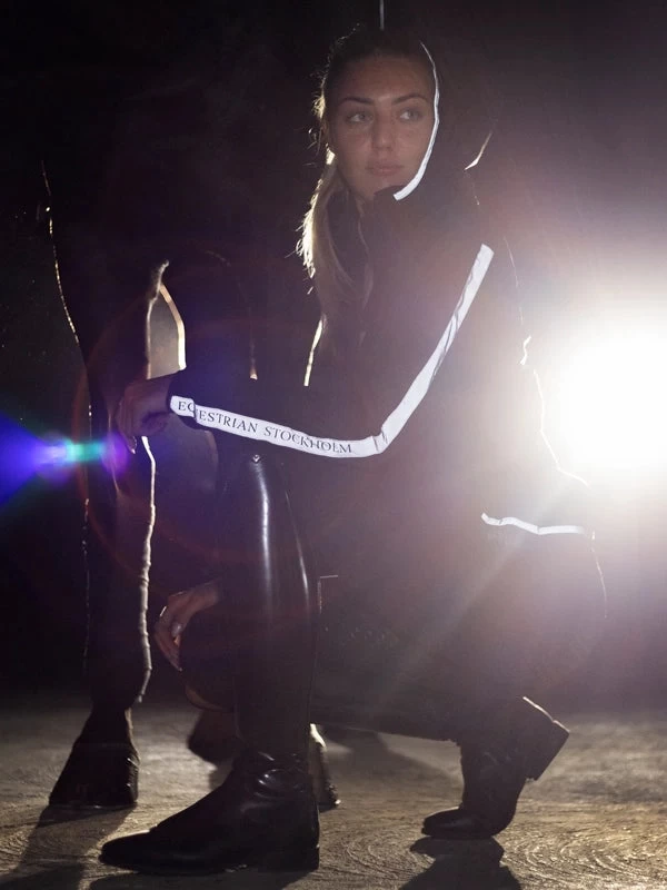 Equestrian Stockholm Reflective Jacket Luminous Black - Image 4