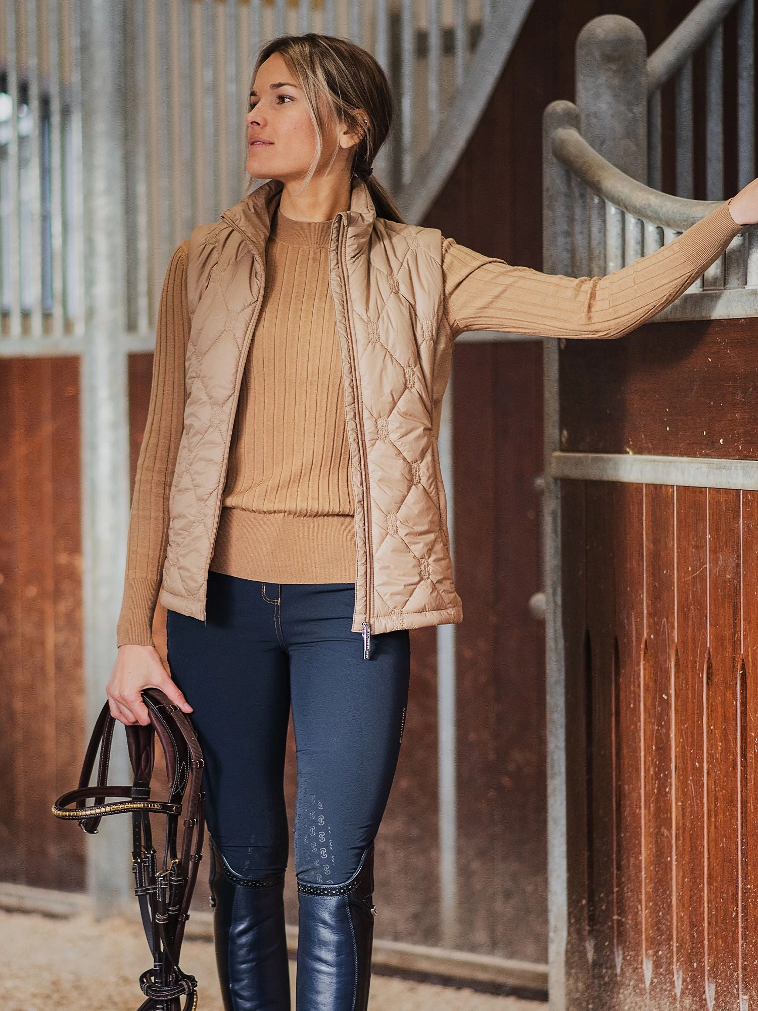 PS Of Sweden Magnolia Vest Camel