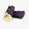 PS Of Sweden Fleece Brushing Boots Plum | Set Of 4