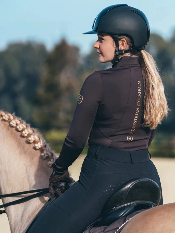 Equestrian Stockholm Vision Base Layer Golden Brown - Image 5